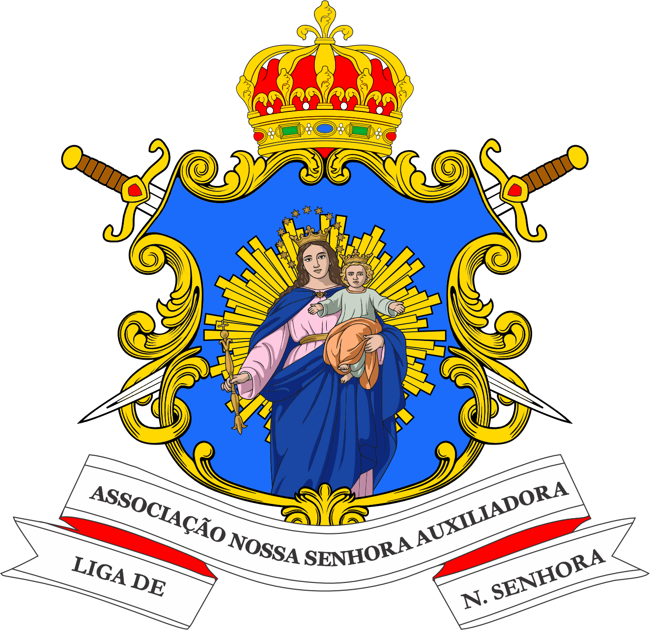 Brasão da Associação Nossa Senhora Auxiliadora
